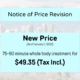New Price $49.35 (Tax incl.)